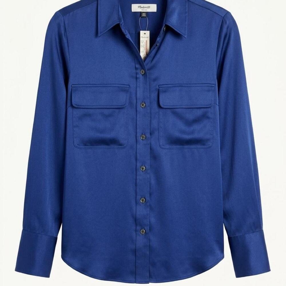 Nwt madewell 100 silk flap